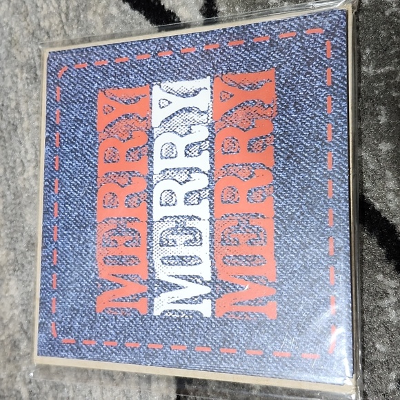 MICHAEL'S DENIM MERRY MERRY MERRY CHRISTMAS 30 NOTE CARDS & ENVELOPES BUNDLE - Picture 8 of 8